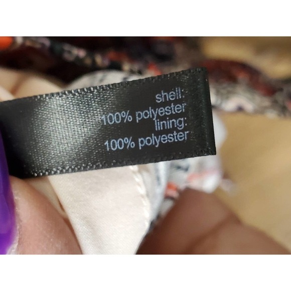 The Limited Women Multicolor Polyester Boat Neck Sleeveless Knee Length Dress 14 - Picture 12 of 12